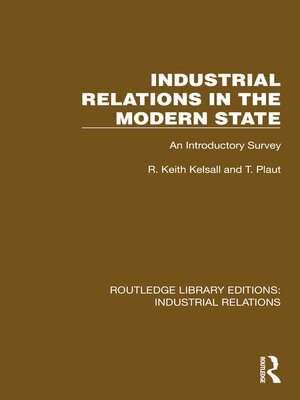 cover image of Industrial Relations in the Modern State